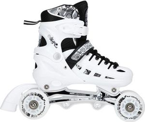 Rolki Nils Extreme NH10905 z wymienną płozą regulowane białe r. 31-34 4