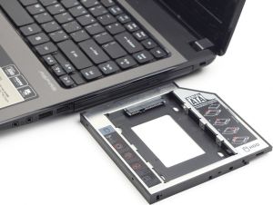 Kieszeń Gembird 5.25'' Slim na dysk 2.5'' (MF-95-01) 5