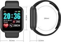 Smartwatch R2 Invest L18 Czarny (Sport Smartband zegarek opaska) 2