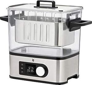 WMF WMF Lono 2in1 Sous Vide Garer Pro z wkładką do wolnego gotowania (1500 W, gotowanie próżniowe, powolne gotowanie, pojemnik na wodę 6,0 l, funkcja timera do 72 godzin) 6