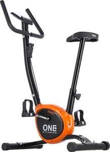 Rower stacjonarny One Fitness RW3011 mechaniczny czarno-pomarańczowy 2