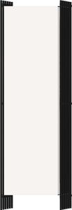vidaXL Parawan 6-panelowy, kremowy, 300 x 180 cm 4