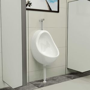 Pisuar vidaXL z zaworem spłukującym dopływ z góry (143990) 2