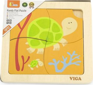 Viga 50143 Puzzle na podkładce - żółwiki 4