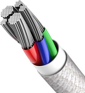 Kabel USB Baseus USB-C - Lightning 1 m Biały (6953156231924) 4