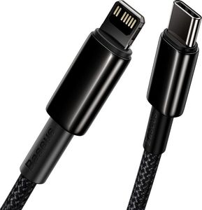 Kabel USB Baseus USB-C - Lightning 1 m Czarny (6953156232037) 4