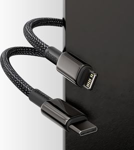 Kabel USB Baseus USB-C - Lightning 1 m Czarny (6953156232037) 5