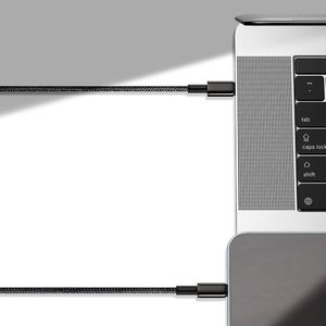 Kabel USB Baseus USB-C - Lightning 1 m Czarny (6953156232037) 6