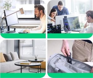 Ugreen Ugreen kabel przewód internetowy sieciowy Ethernet patchcord RJ45 Cat 6A UTP 1000Mbps 1 m czarny (70332) uniwersalny (58914-uniw) - 58914-uniw 15