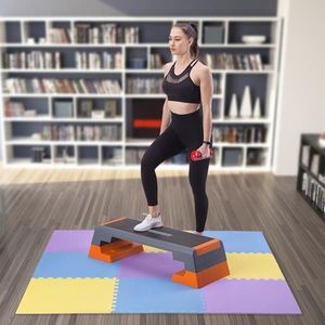 One Fitness Mata ochronna MP10 180 cm x 180 cm x 1 cm wielokolorowa 9