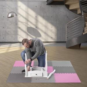 One Fitness Mata ochronna MP10 180 cm x 180 cm x 1 cm wielokolorowa 5