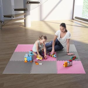 One Fitness Mata ochronna MP10 180 cm x 180 cm x 1 cm wielokolorowa 7
