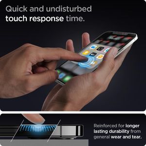 Spigen Szkło Hartowane Glass.Tr Ez Fit 2-Pack iPhone 12 Pro / iPhone 12 6