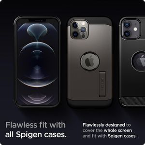 Spigen Szkło Hartowane Glass.Tr Ez Fit 2-Pack iPhone 12 Pro / iPhone 12 8