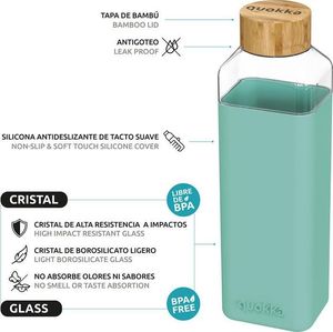 Quokka Butelka z nakrętką turkusowa 700 ml 2