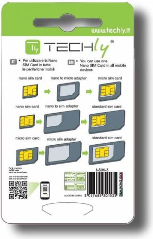 Techly Adapter Karty SIM, nano-SIM, Micro-SIM (301535) 2