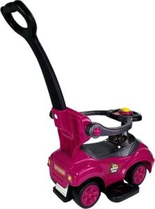 Lean Cars Jeździk z Pchaczem Mega Car 3w1 Różowy 5