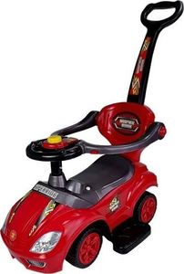 Lean Cars Jeździk z Pchaczem Mega Car 3w1 Czerwony 3