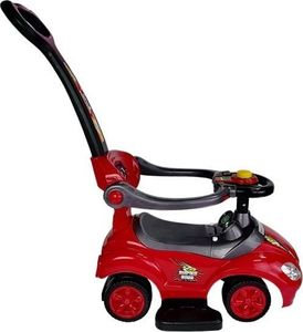 Lean Cars Jeździk z Pchaczem Mega Car 3w1 Czerwony 4