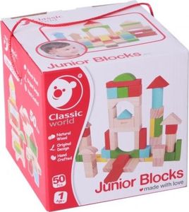 Classic World Drewniane Klocki Dla Dzieci 3