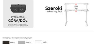 Spacetronik Czarne 160 cm x 80 cm 4
