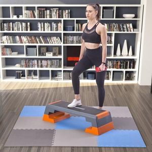 One Fitness Mata ochronna MP10 180 cm x 180 cm x 1 cm wielokolorowa 9