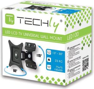 Techly Uchwyt ścienny ICA-LCD-201BK 13'' - 30'' 6