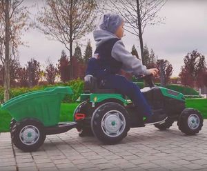 Woopie Traktor na Pedały Zielony 3