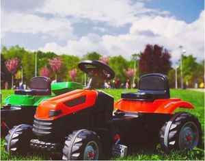 Woopie Traktor na Pedały Czerwony 5