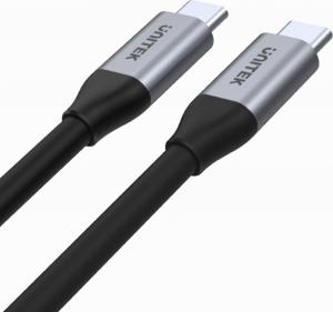 Kabel USB Unitek USB-C - USB-C 1 m Szary (C14082ABK) 2