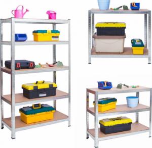 Humberg Regał metalowy magazynowy 150 x 75 x 30 cm Humberg 4840 10