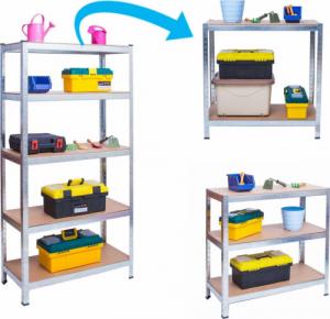 Humberg Regał metalowy magazynowy 180x90x30 cm (4843) 6