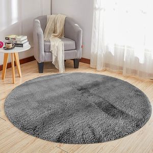 Strado Dywan okrągły Rabbit 140x140 Silver (Jasny Szary) uniwersalny 3