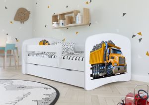 Kocot Kids Łóżko BABY DREAMS ciężarówka dla chłopca z szufladą 3