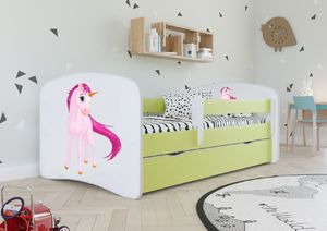 Kocot Kids Łóżko BABY DREAMS jednorożec dla dzieci z materacem 5
