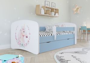 Kocot Kids Łóżko BABY DREAMS konik dla dziewczynki z barierką 3