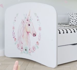 Kocot Kids Łóżko BABY DREAMS konik dla dziewczynki z barierką 5