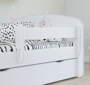 Kocot Kids Łóżko BABY DREAMS konik dla dziewczynki z barierką 6