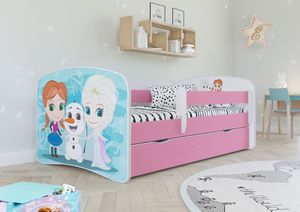 Kocot Kids Łóżko BABY DREAMS kraina lodu z materacem i szufladą 3