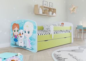 Kocot Kids Łóżko BABY DREAMS kraina lodu z materacem i szufladą 4