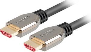 Kabel Lanberg HDMI - HDMI 1m srebrny (CA-HDMI-30CU-0010-BK) 3