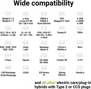 Ładowarka Green Cell PowerCable EV16 3.6 kW Typ 2 Schuko 6,5m 5