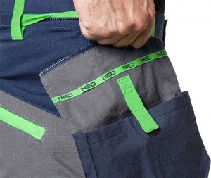 Neo Spodnie robocze PREMIUM, 100% bawełna, ripstop, rozmiar XL 6