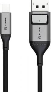 Kabel Alogic DisplayPort Mini - DisplayPort 2m srebrny (ULMDPDP02-SGR) 2
