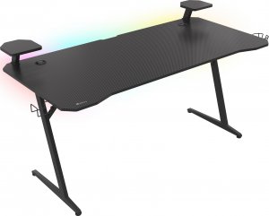 Biurko GENESIS Holm 510 RGB Czarne 160 cmx75 cm 6