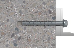 Fischer Wkręt do betonu FBS II 8x100 US TX 50 vnt. 4048962251388 6
