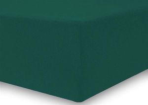 Decoking Prześcieradło butelkowa zieleń Amber 200-220 x 200 cm DecoKing 2