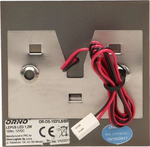 Oprawa schodowa Orno Lepus LED mosiądz mat (OR-OS-1531L3/BR) 6