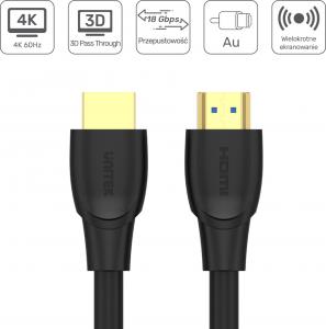 Kabel Unitek HDMI - HDMI 20m czarny (C11046BK) 4