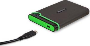 Dysk zewnętrzny HDD Transcend StoreJet 25M3C 4TB Szary (TS4TSJ25M3C) 4